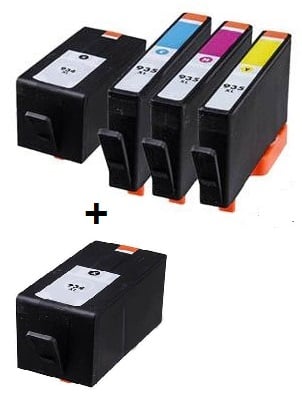 Compatible HP 934XL/935XL Full set of Ink Cartridges + EXTRA BLACK  (2 x Black 1 x Cyan/Magenta/yellow)